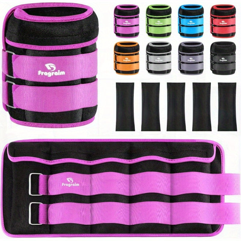 Adjustable Ankle Weights 13 4 5 6 8 10 12 15 20 LBS Pair with Removable Weight for Jogging Gymnastics Aerobics Physical Therapy